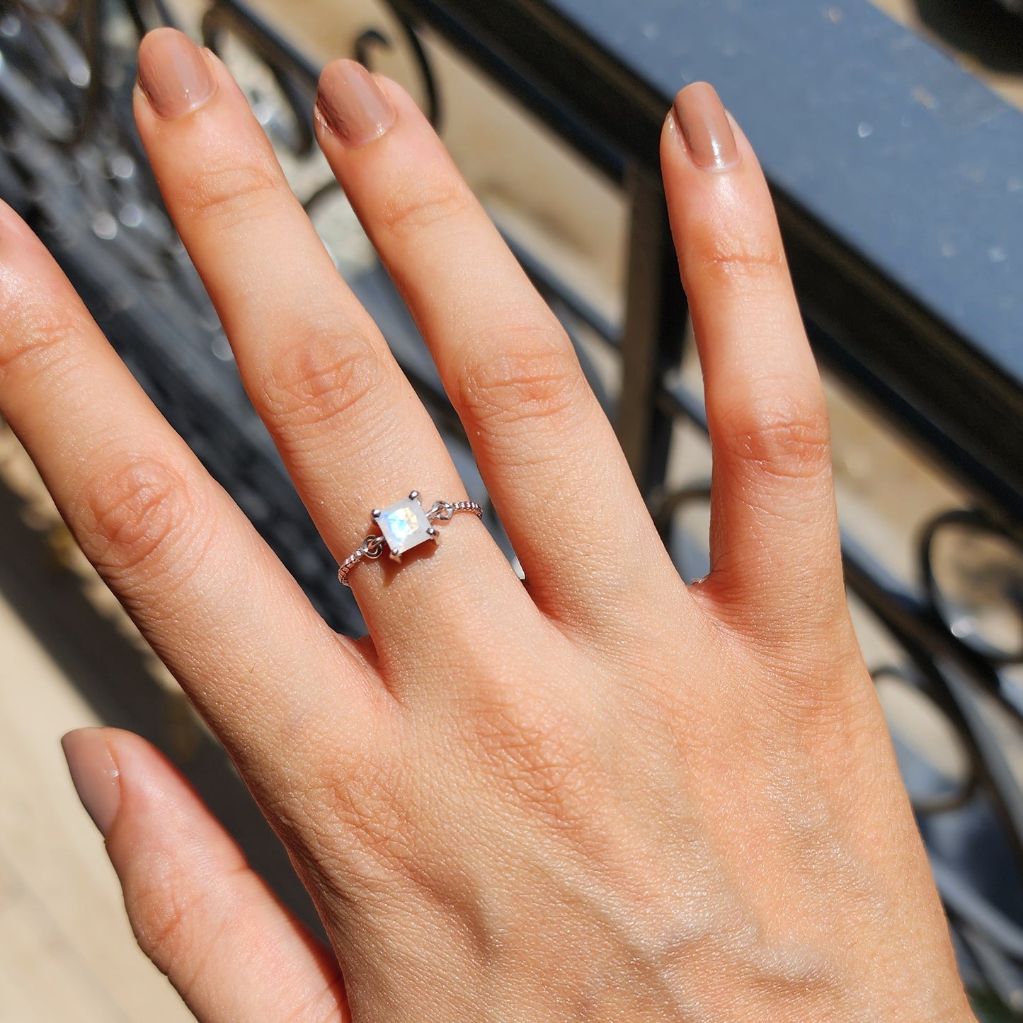 Celestial Ring - Moonstone