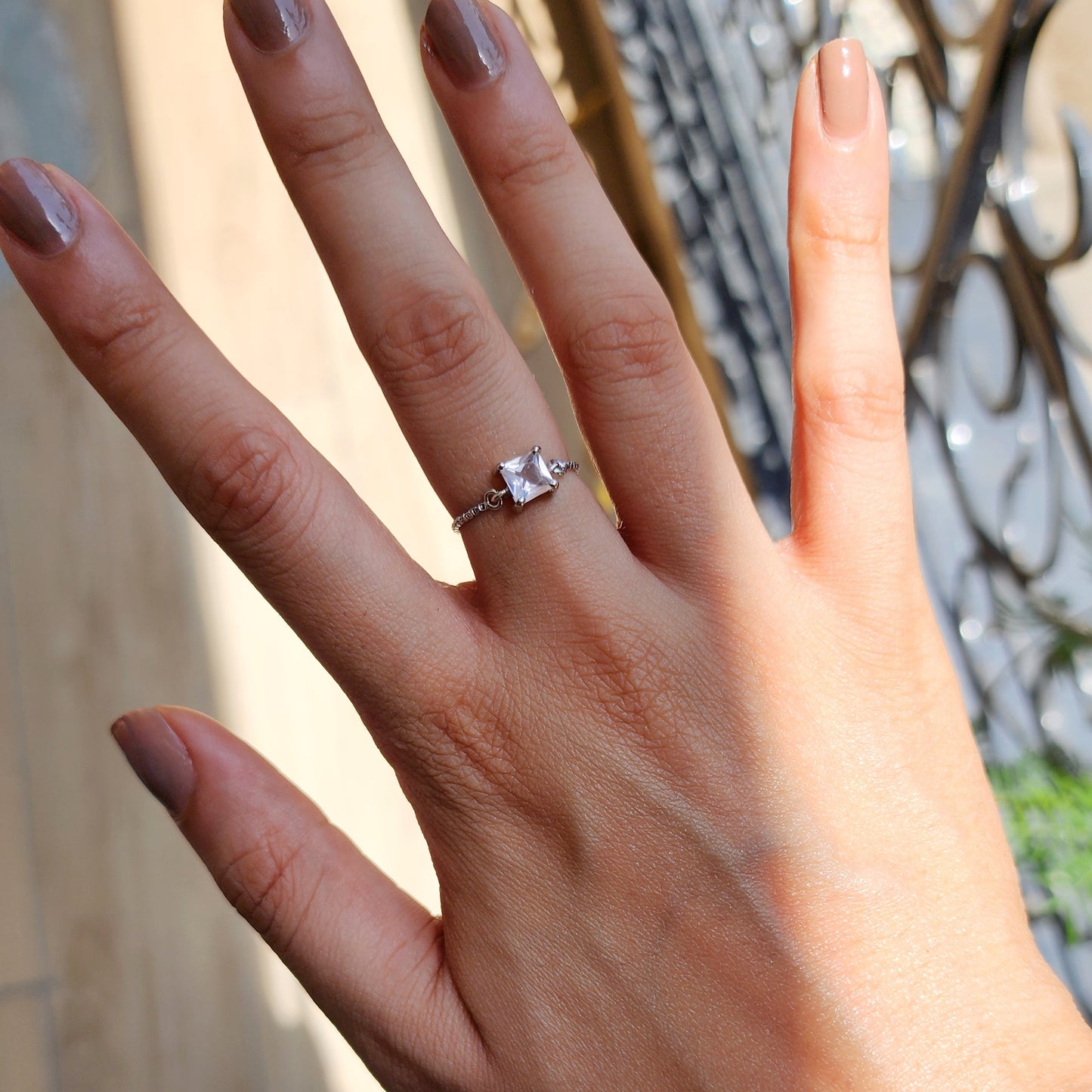 Celestial Ring - Rose Quartz