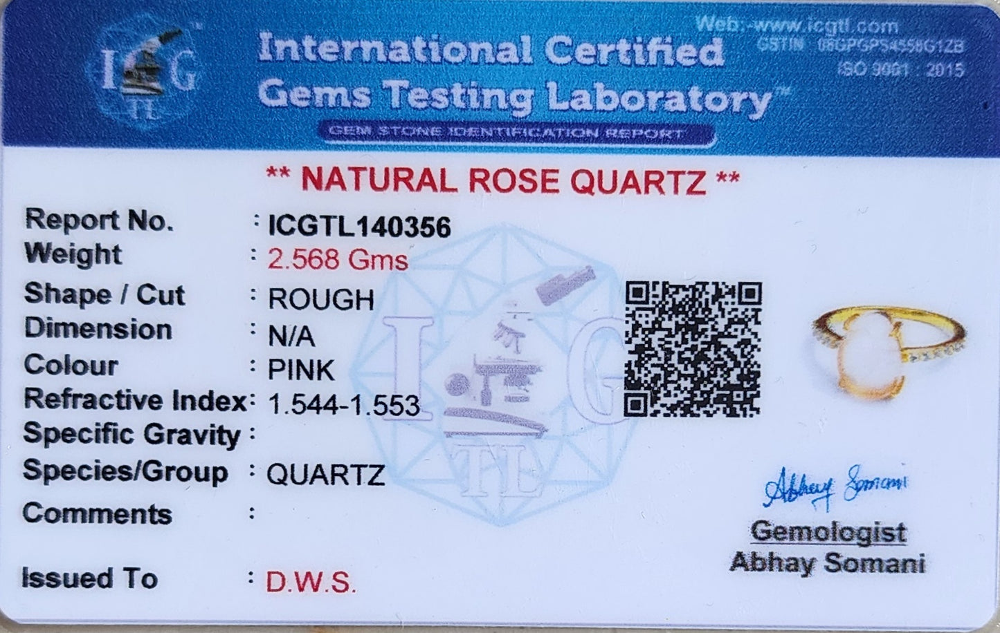 Summer lovin - Rose Quartz