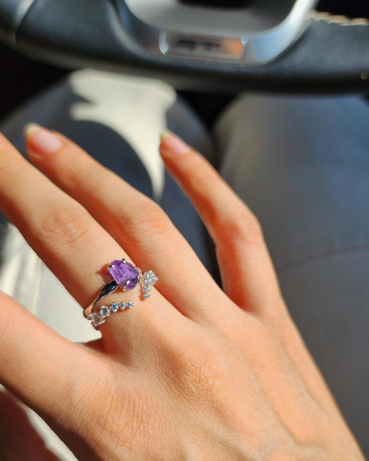 Wisdom Veil Amethyst Stack