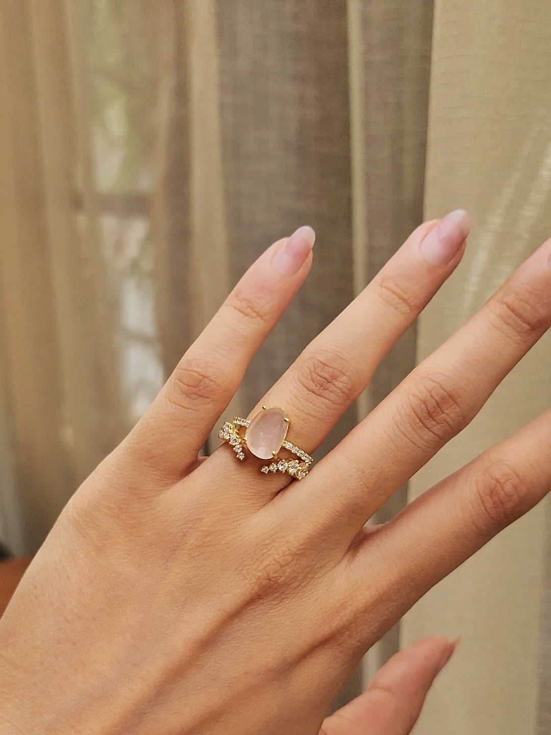 Confidence + Love Stack - Rose Quartz