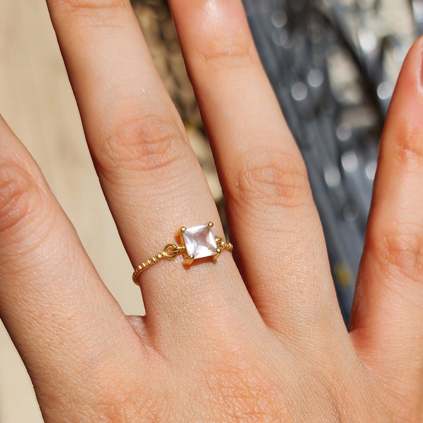 Celestial Ring - Rose Quartz