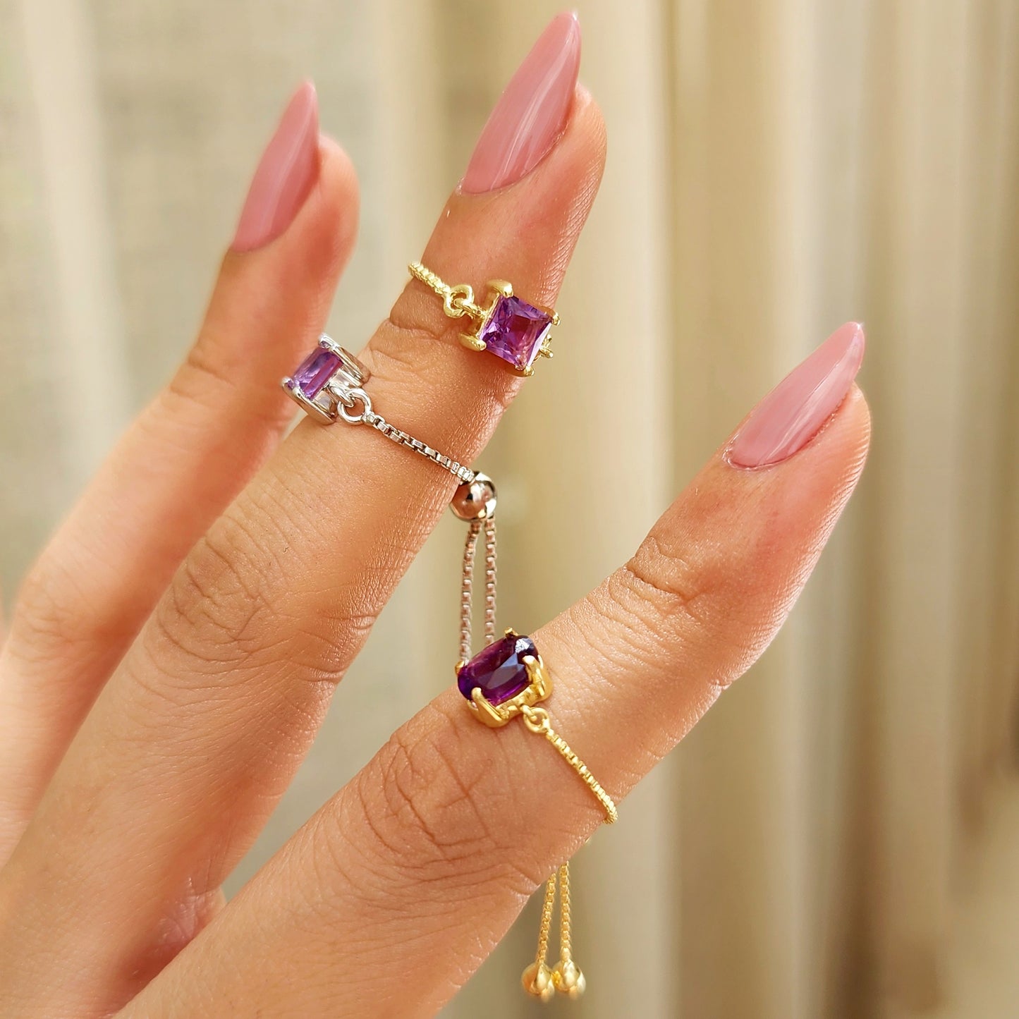 Celestial Ring - Amethyst - Peace of mind