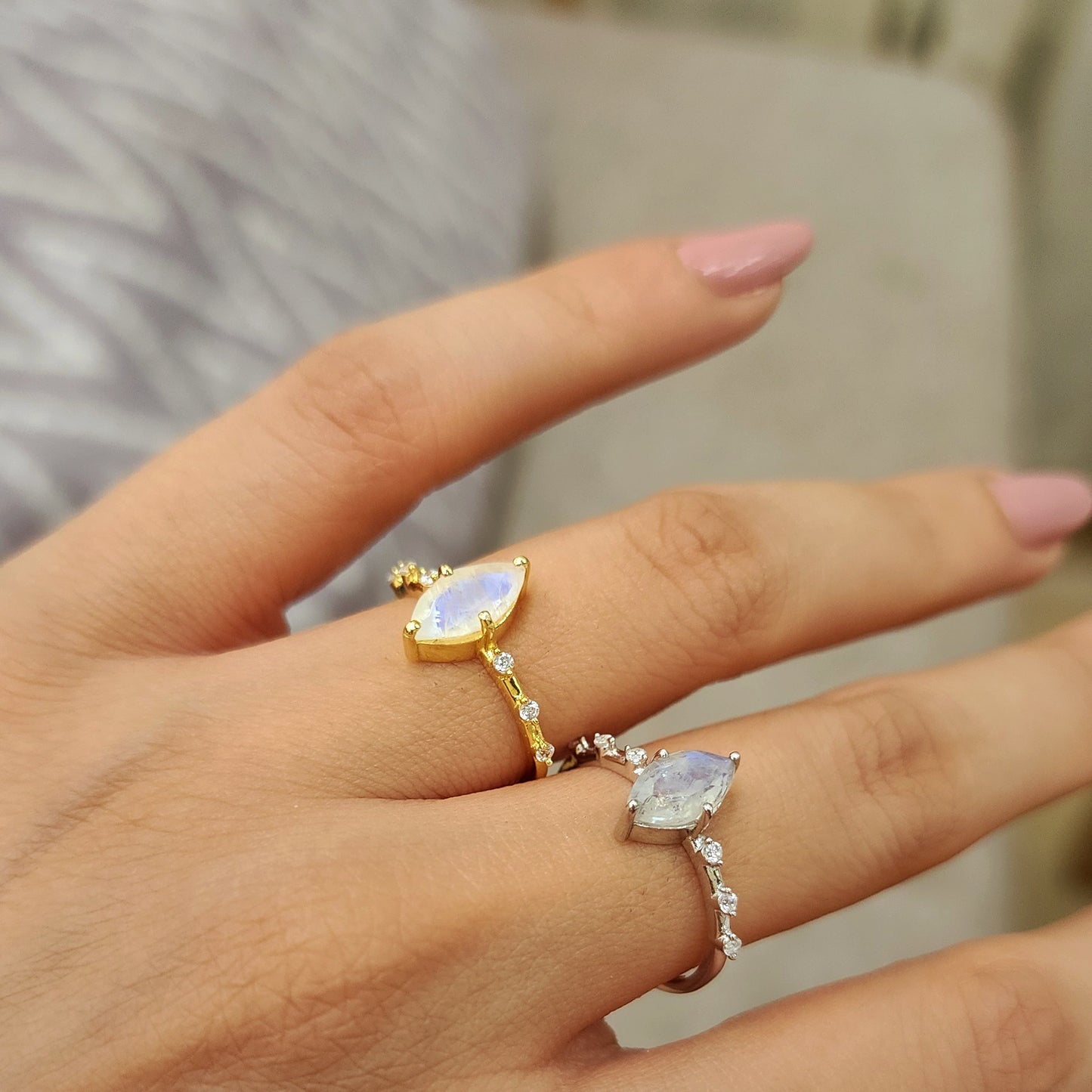 The Snow Ring - Moonstone