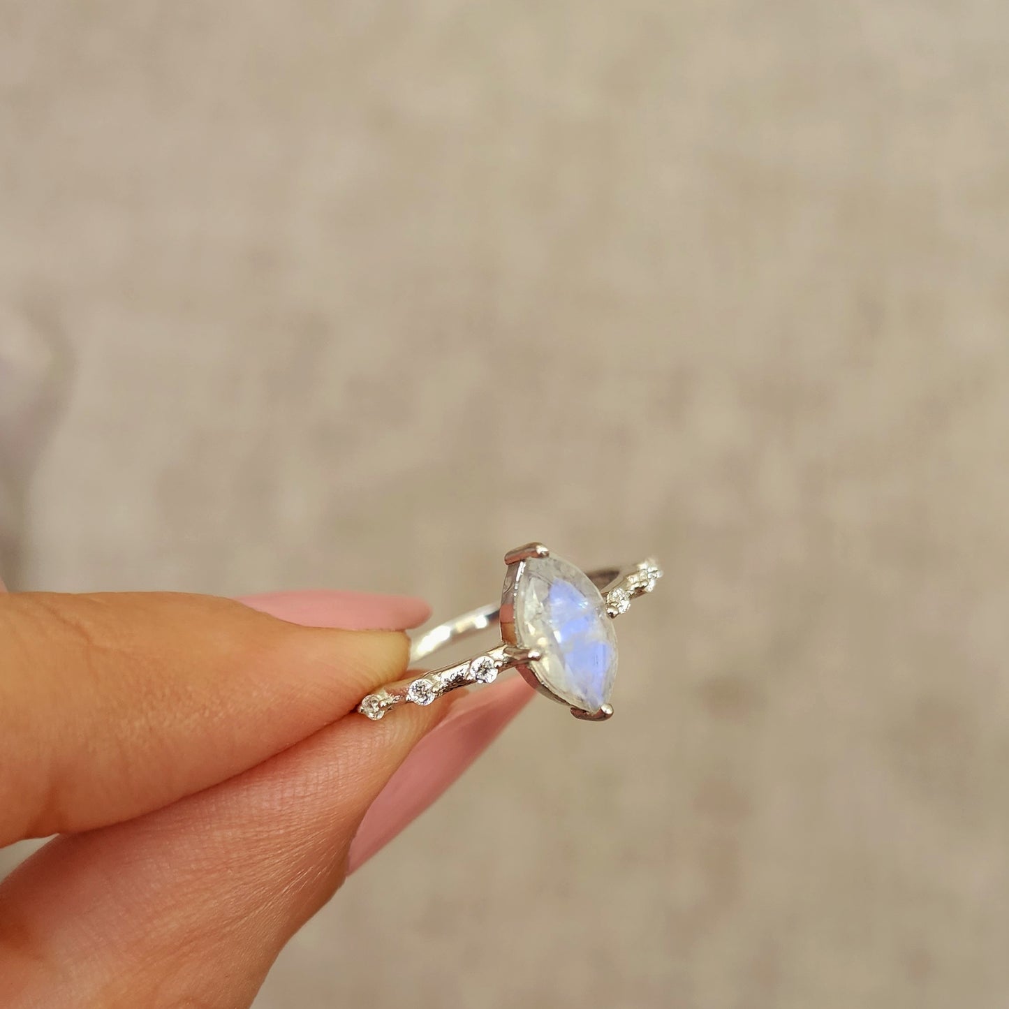 The Snow Ring - Moonstone