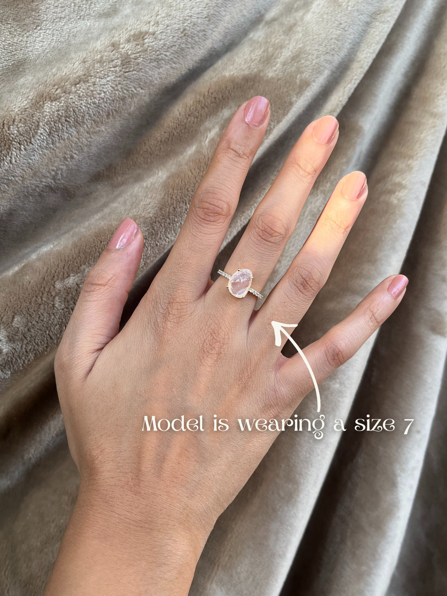 "Old Money" stack - Rose Quartz