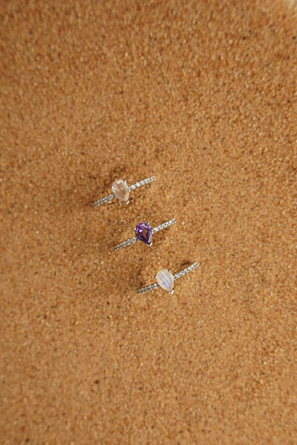 The Lily Ring - Amethyst