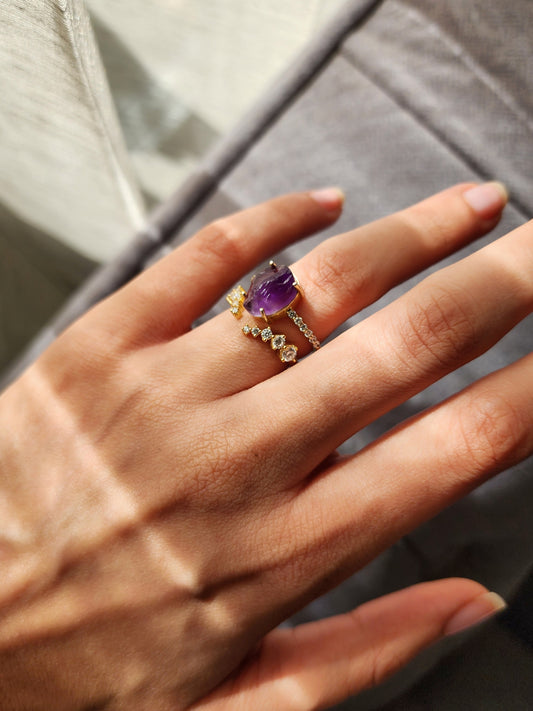 The Amethyst Serenity Stack