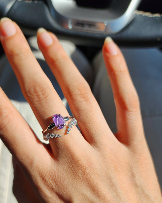 Wisdom Veil Amethyst Stack