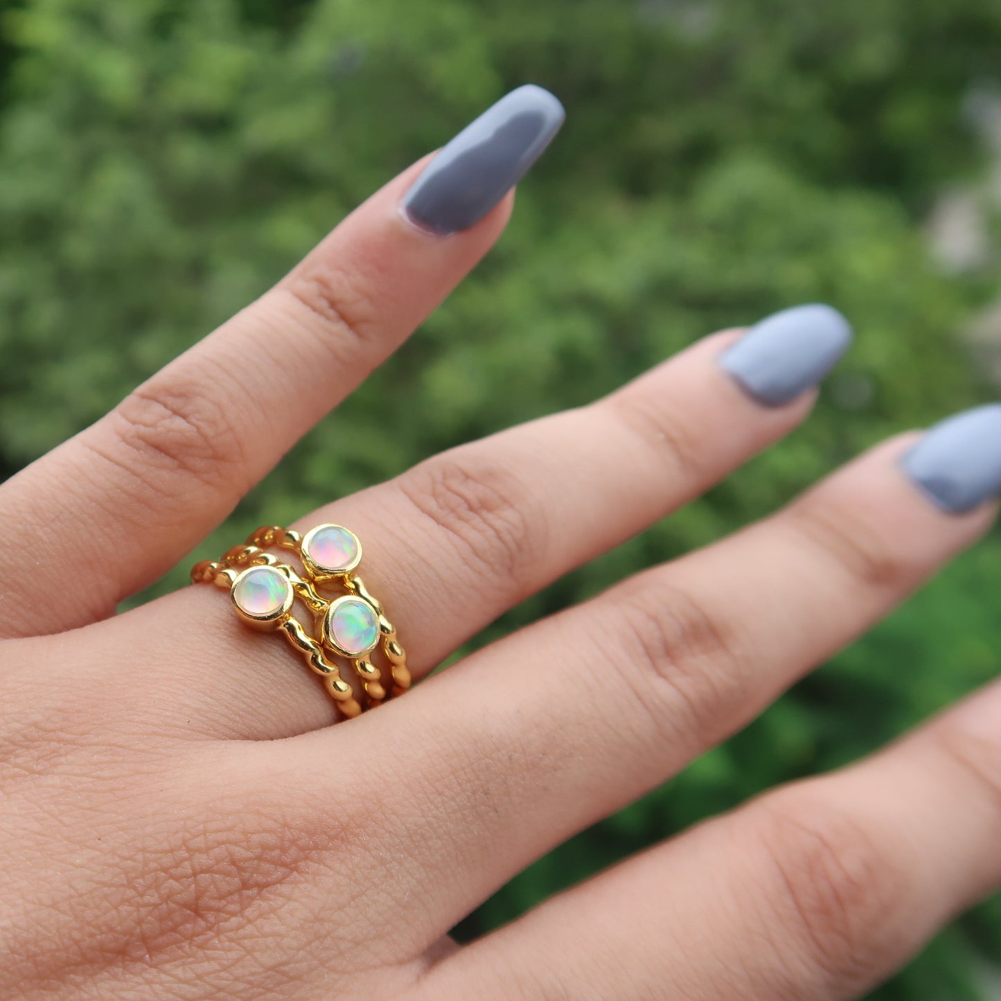 Twisted Stardust Ring