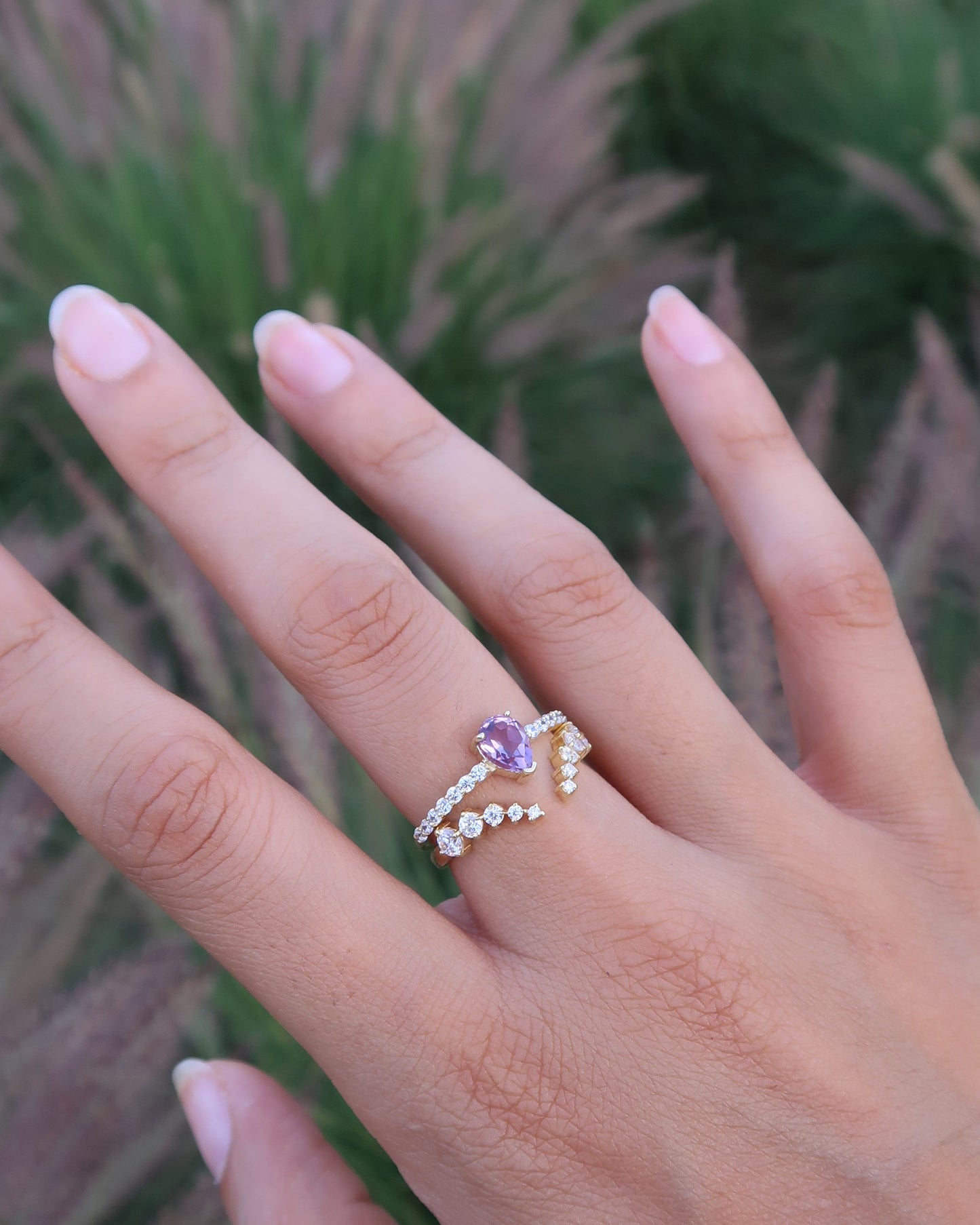 "Protected Energy" stack - Amethyst