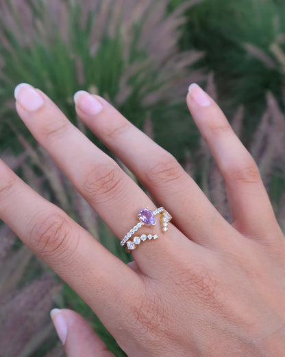 "Protected Energy" stack - Amethyst