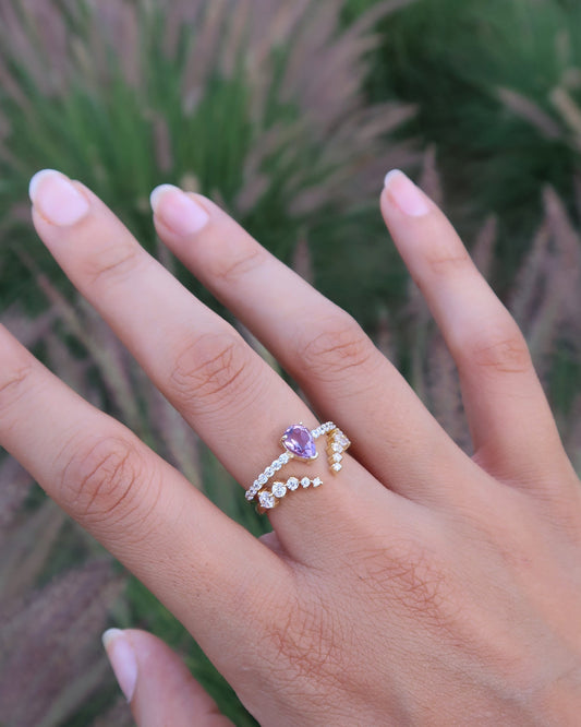 "Protected Energy" stack - Amethyst