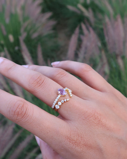 "Protected Energy" stack - Amethyst