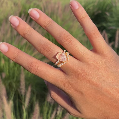 "Old Money" stack - Rose Quartz