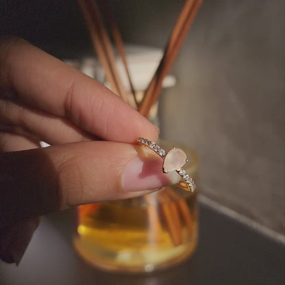 The Rose Ring - Rose Quartz